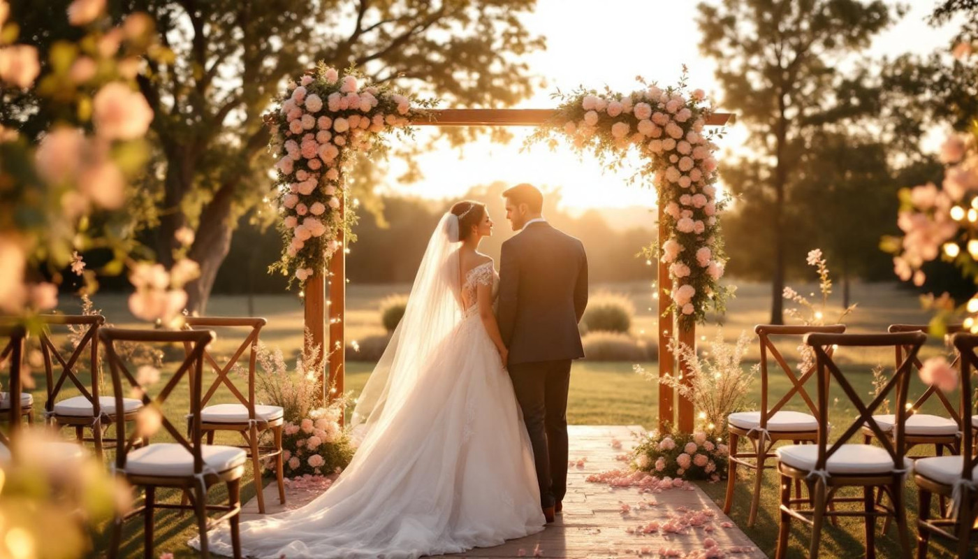 Comment créer une ambiance romantique pour un mariage en plein air ?