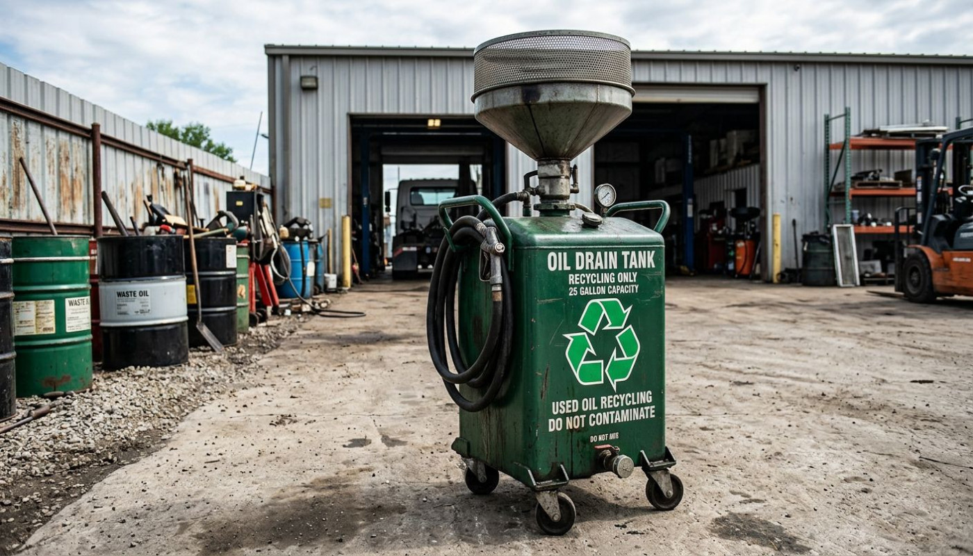 Écologie et entreprise : comment recycler efficacement avec une cuve à huile de vidange ?